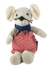 Peluche doudou Souris grise