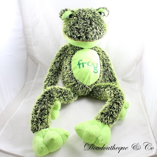 Grande peluche grenouille