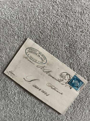 Lettre ancienne timbrée