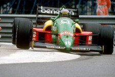 S1075 Alessandro NANNINI. Benneton, F1 GP France 1988. Vintage 35mm slide diapo