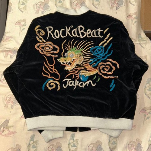 Veste sukajan dragon - dragon, rose
