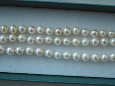 COLLIER ANCIEN PERLES DE CULTURE CHOKER FERMOIR OR 18K ANTIQUE PEARL NECKLACE