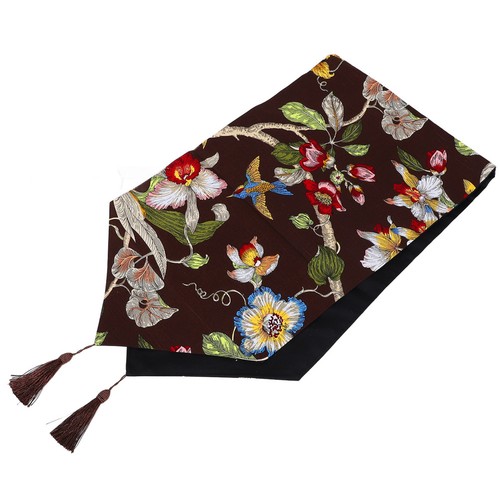 Chemin table floral vintage - table,