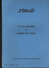 (89) STAUB catalogue pièces