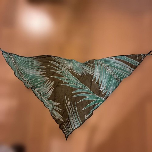 Foulard gucci coton soie vert - foulard,