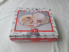 SERVICE PETIT DEJEUNER MUG / BOL PLATEAU  101 DALMATIENS DISNEY LIRE ANNONCE