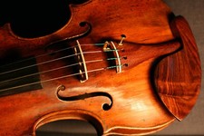 RARE & SUPERB ANTIQUE FRENCH 18TH C. VIOLIN MADE BY LOUIS GUERSAN IN PARIS 1745.