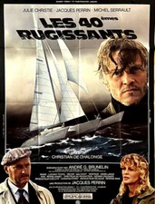 BOAT SAILING SHIP Julie Christie THE ROARING FORTIES 1982 FRENCH POSTER 47x63