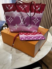 SAC A MAIN LOUIS VUITTON NEVERFULL EN TOILE MONOGRAM LV ESCALE MM ED LIMITEE BAG