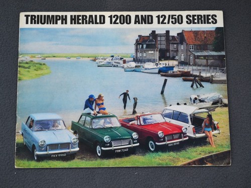 Triumph herald brochure - herald,