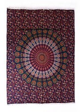 Tenture Murale Hippie Bleue