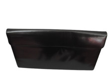 Pochette en cuir marron glacé