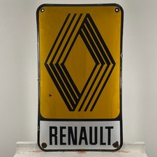 Plaque émaillée Renault -