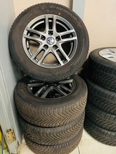 4 jantes alu Volkswagen Golf 5/6/7 EOS pneus 4 saisons Hankook 195 / 65 R 15 ent