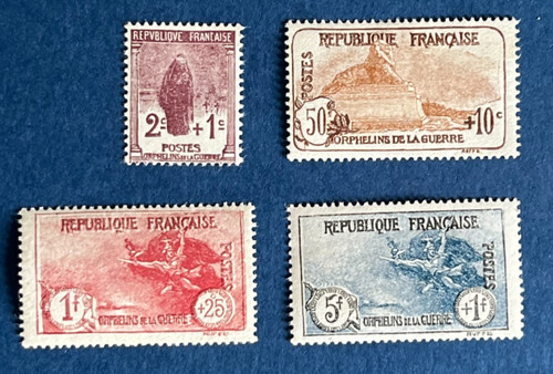Timbres orphelins guerre - de,