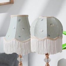 Abat-jour de table avec couvercle de lampadaire à pampilles, pour