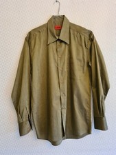 Chemise Homme LEW Taille 5  XL Kaki Doré Or 