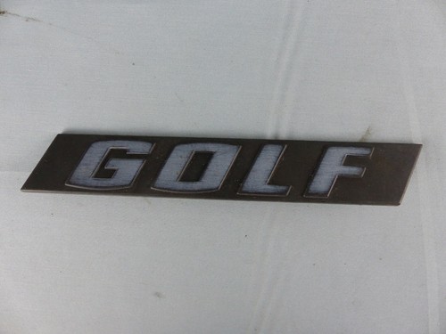 Volkswagen golf badge - vw,