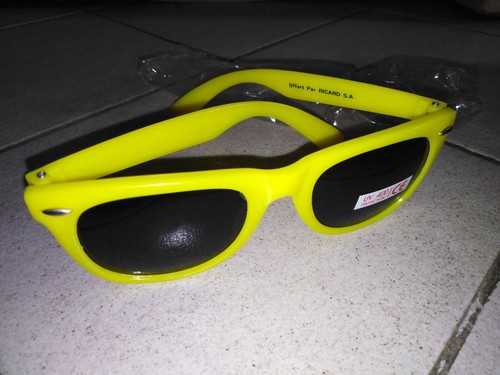 Lunettes soleil jaune - lunettes,