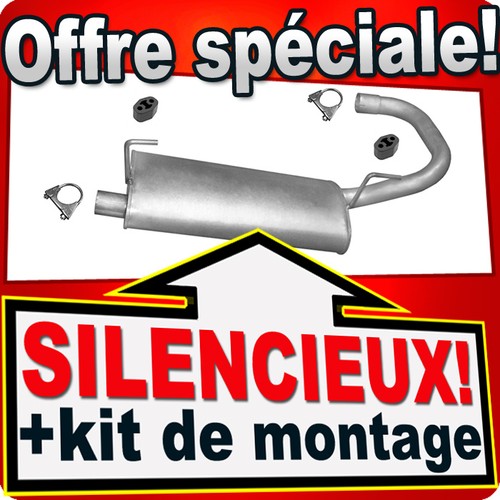 Silencieux arriere pour - arriere,