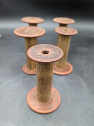 Lot bobine fil - de, bois