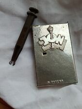 Militaire boite métal ancienne à plomb