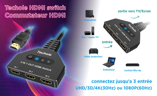 Switch hdmi techole pc - switch,