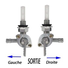 Robinet groupe électrogène M10 pas 125 sortie à droite voir PHOTO