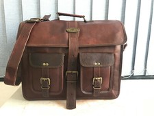 Homme Cuir Affaires Messager L