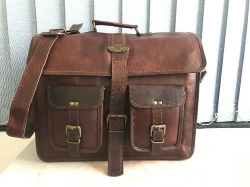 Homme cuir affaires messager - cuir,