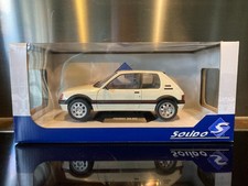 PEUGEOT 205 GTI 1.9L MK1 BLANCHE 1988 1/18 SOLIDO