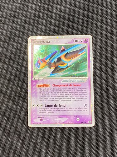 Carte pokémon deoxys - carte,