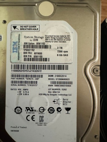 Disque dur ibm seagate 2 - disque,