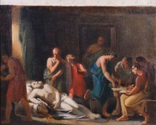 tableau ancien Edouard Sain