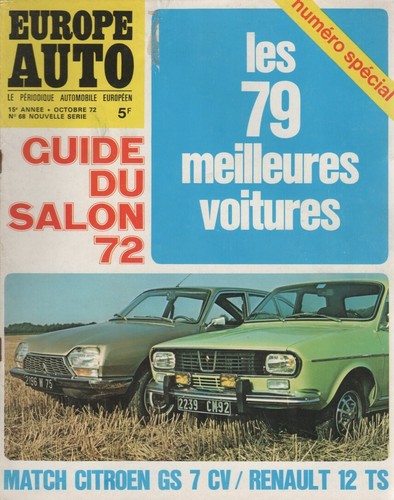 Europe auto 1972 citroen - 1972,