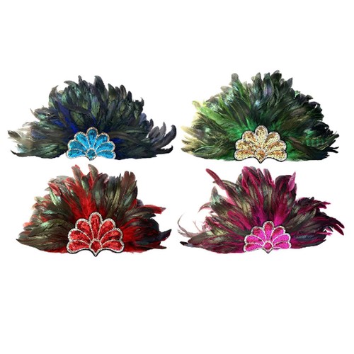 Coiffe plumes artificielles - plumes,