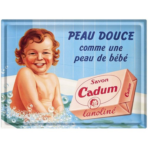 Plaque publicitaire vintage
