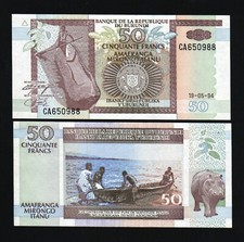 Burundi 50 FRANCS P-36 1994