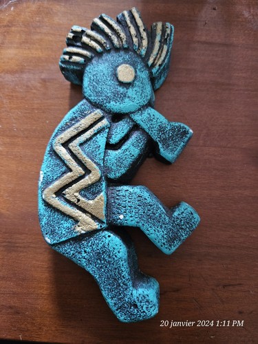 Sculpture murale kokopelli - sculpture,