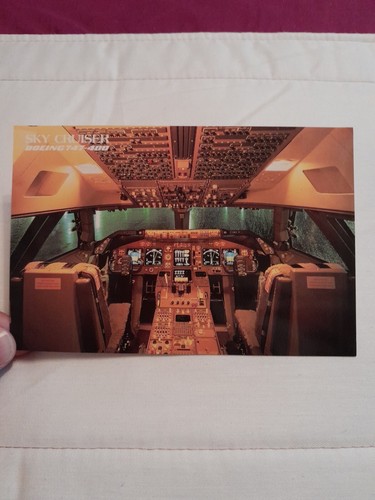 Carte postale avion boeing - carte,