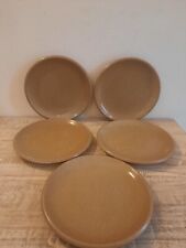 Série de 5 assiettes dessert / salade en grès de brenne