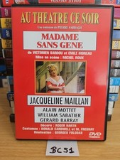 DVD théâtre - MADAME SANS GÊNE - Jacqueline Maillan 