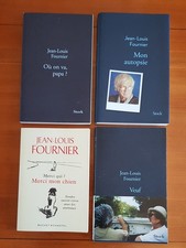 4 livres Jean-Louis Fournier Où on va papa ? Veuf .Mon autopsie. Merci  qui ?