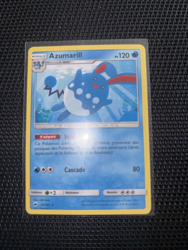 Carte pokémon rare azumarill - carte,