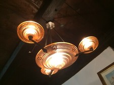 Lustre suspension Art Déco Maurice Model à Verdun Epoque 1930