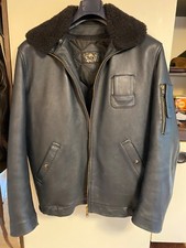 Blouson cuir pilote armée de l'air Française PN Bison Fute  Large Made in France