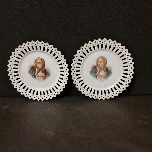 Paire petites assiettes - paire, de