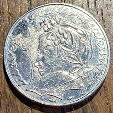 PIECE 10 FRANCS JIMENEZ 1986 BRETAGNE TOUCHANT LE LISTEL (1034) VARIÉTÉ RARE !!