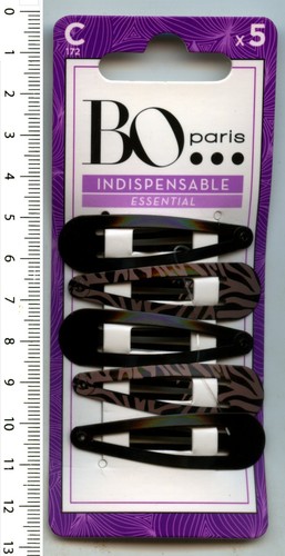 Pack barrettes clic clac - de, 5