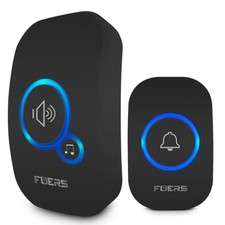 Sonnette de Porte sans Fil Etanche Alarme Intelligente Batterie Longue Distance